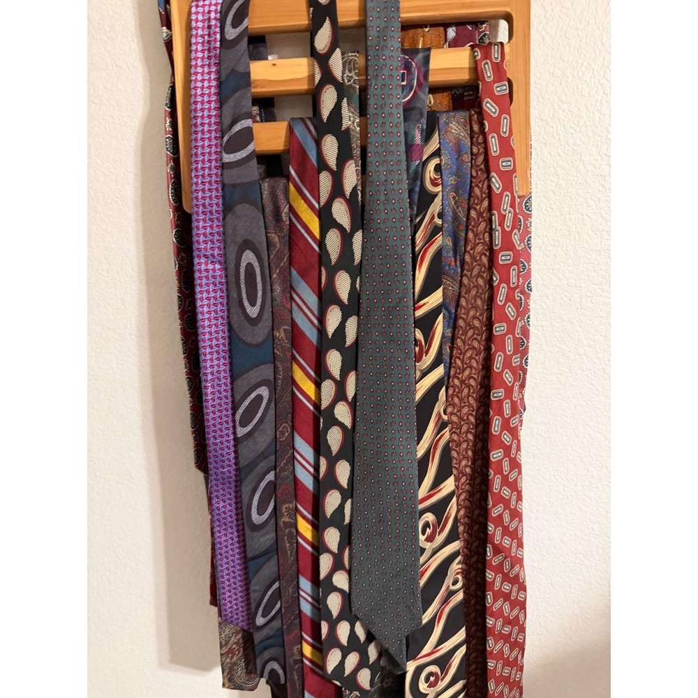 Vintage Silk Tie Lot of 10 | Designer & Classic Men's Neckties
